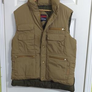 Khaki Puffer Vest by